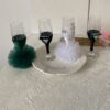 Set Pahare Miri si Nasi Elegant cu Dantela 2