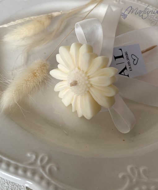 Mărturie Premium Margareta – Lumânare Parfumată Personalizată