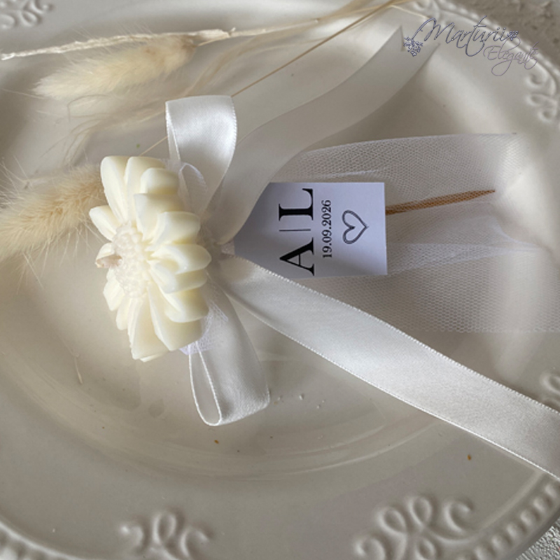 Mărturie Premium Margareta – Lumânare Parfumată Personalizată