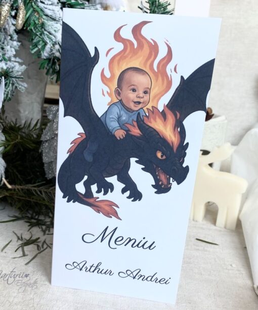 Meniu Botez Haios Bebe Rege Arthur pe Dragon