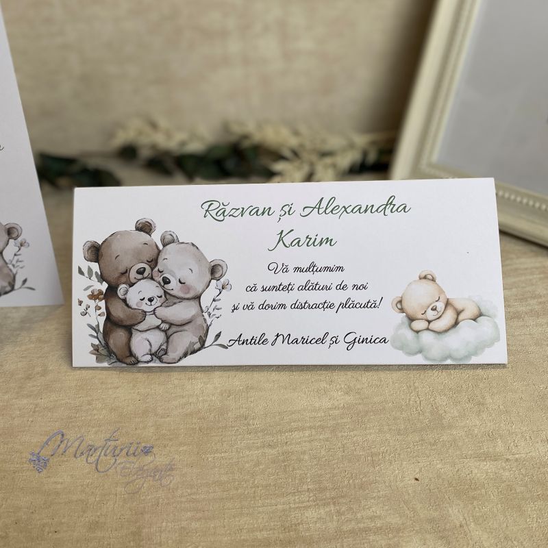 Plic de Bani Nunta si Botez Familie de Ursuleti